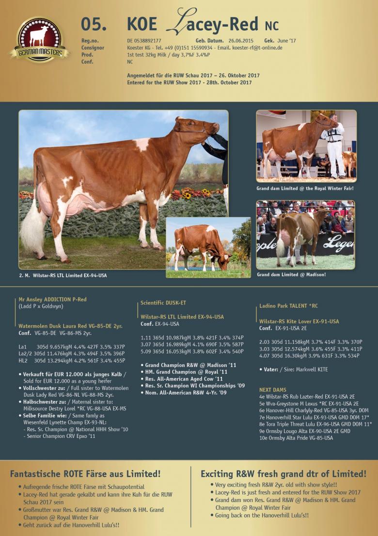 Datasheet for Lot 5. KOE Lacey-Red NC